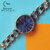 New arrival Bracelet Stylish Design Blue Diamond Belt Rose Gold Classic Watches Analog Watch For Girls