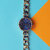 New arrival Bracelet Stylish Design Blue Diamond Belt Rose Gold Classic Watches Analog Watch For Girls