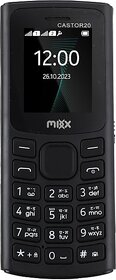 Mixx Castor 20 (Dual Sim, 1.77 inch Display 1000mAh Battery Black)