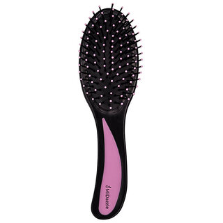                       Midazzle MIHB00021 Premium Compact Black  Pink Hair Brush                                              