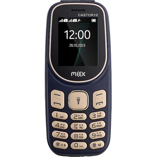 Mixx Castor 10 (Dual Sim, 1.77 inch Display 1000mAh Battery Blue) Mixx Castor 10 (Dual Sim, 1.77 inch Display 1000mAh Battery Blue)