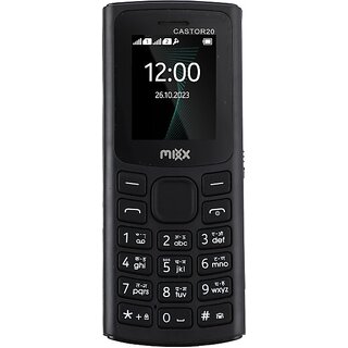Mixx Castor 20 (Dual Sim, 1.77 inch Display 1000mAh Battery Black) Mixx Castor 20 (Dual Sim, 1.77 inch Display 1000mAh Battery Black)