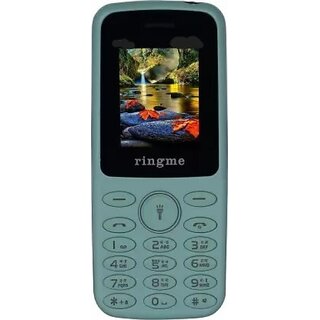                       Ringme 2163 Rg (Dual Sim, 1.77 inch Display 1000mAh Battery Light Green)                                              