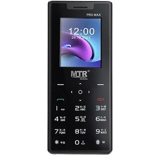                       Mtr Pro Max (Dual Sim, 1.77 inch Display 1100mAh Battery Black)                                              
