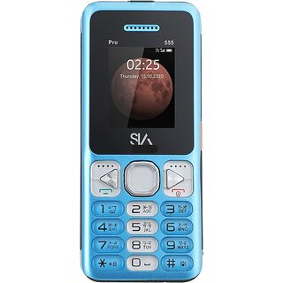 Sia Pro 555 (Dual Sim, 1.77 inch Display 1050mAh Battery Blue) Sia Pro 555 (Dual Sim, 1.77 inch Display 1050mAh Battery Blue)