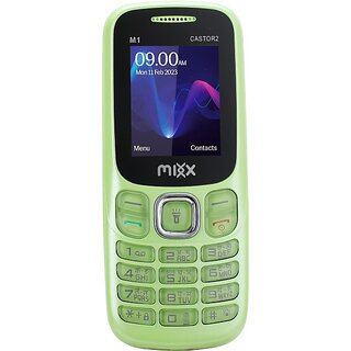 Mixx M1 Castor2 (Dual Sim, 1.77 inch Display 1000mAh Battery Green) Mixx M1 Castor2 (Dual Sim, 1.77 inch Display 1000mAh Battery Green)