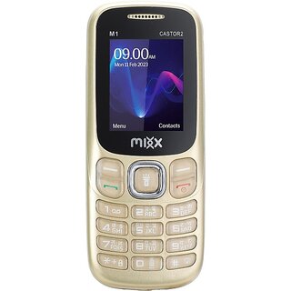 Mixx M1 Castor 2 (Dual Sim, 1.77 inch Display 1000mAh Battery Gold) Mixx M1 Castor 2 (Dual Sim, 1.77 inch Display 1000mAh Battery Gold)