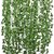 Set of 12 , De Gardenia Artificial Ivy Hanging Grass Creepers, 7.5 Ft Long, Green, for Home  Wall Decoration