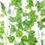 Set of 12 , De Gardenia Artificial Ivy Hanging Grass Creepers, 7.5 Ft Long, Green, for Home  Wall Decoration