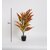 De Gardenia Artificial Plant Leaves Tropical Monstera Large Artificial Plants Fake Zebra Leaf Plastic Palm Tree Branch for Home Garden Decor  26 Leaves (Height  76CM, Green-C) Pot Not Included