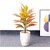 De Gardenia Artificial Plant Leaves Tropical Monstera Large Artificial Plants Fake Zebra Leaf Plastic Palm Tree Branch for Home Garden Decor  26 Leaves (Height  76CM, Green-C) Pot Not Included