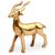 Majestic Brass Deer Figurine for Home Decoration A Symbol of Grace (3.5 Inch)