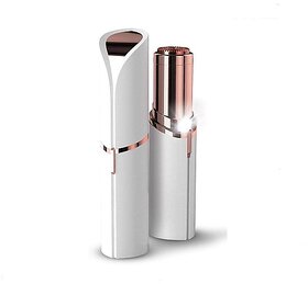 Electric Eyebrow Trimmer Facial Hair Remover for Women (White)