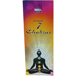                       Darshan 7 Chakra Incense Stick                                              