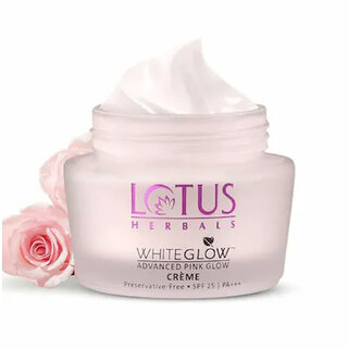                       Lotus Herbals PrglowAdv. Pink Glow Crme 35Gm                                              