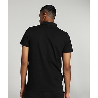 Latest Men Manav Enterprises Men Printed V Neck Poly Cotton Black T-Shirt 2025 at ShopCircuit | 