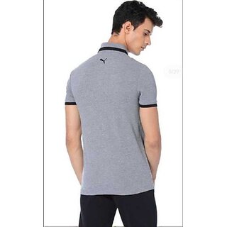 Elegant Men Manav Enterprises Men Printed V Neck Poly Cotton Grey, Black T-Shirt 2025 at ShopCir