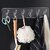 Parspar Plastic Adhesive Sticker for Hanging Hooks6 PC Sticker HookWhite Hook Hook 6 (Pack of 1)