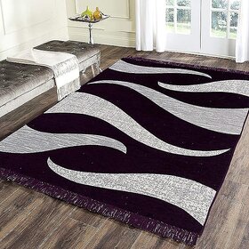 RADECOR Designer Superfine Exclusive Velvet Carpet  Rug  Living Room  Bedroom  Hall 5 feet x 7 feet