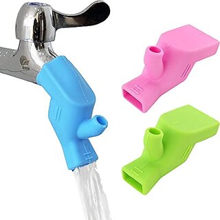 Buy Flexible Elastic Water Tap Holder Faucet Extender Nozzle 2 Types ...