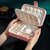 PU Big Jewellery Box  PU Leather Magnetic Buckle Portable Storage Box Case with Dividers Container for Rings, Earrings,