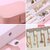PU Big Jewellery Box  PU Leather Magnetic Buckle Portable Storage Box Case with Dividers Container for Rings, Earrings,