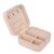 Jewellery Organizer Mini PU Leather Zipper Portable Storage Box Case with Dividers Container for Rings, Earrings, Neckla