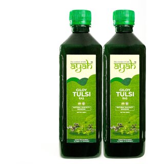 Ayah Giloy Tulsi Ras Immunity Juice / Ras - 500ml + 500ml Ayah Giloy Tulsi Ras Immunity Juice / Ras - 500ml + 500ml