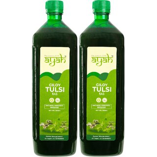 Ayah Giloy Tulsi Combo Juice / Ras 1L + 1L Ayah Giloy Tulsi Combo Juice / Ras 1L + 1L
