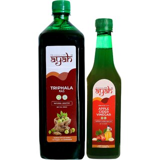 Ayah Apple Cider Vinegar Triphala Juice / Ras - 500ml + 1000ml Ayah Apple Cider Vinegar Triphala Juice / Ras - 500ml + 1000ml