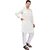 PrintCultr Men Kurta and Pyjama Set (White