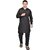 PrintCultr Men Kurta and Pyjama Set (Black)