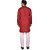 PrintCultr Men Kurta and Pyjama Set (Maroon, White)