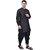 PrintCultr Men Dhoti & Kurta Set (Black)