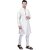 PrintCultr Men Kurta and Pyjama Set (White)