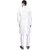 PrintCultr Men Kurta and Pyjama Set (White)