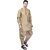 PrintCultr Men Dhoti & Kurta Set (Brown)