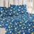 BEDZY Premium 180 TC Cotton Blend Flat Double Bedsheets with 2 Pillow Covers  Double Bed Breathable BEDZY  Wrinklefree  90 x 100  228x254 cm  MulticolourCLS-04