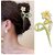 Metal Hair Claw Clips - Lily Design, Large Nonslip Barrettes with Strong Hold for Thick or Thin Hair, Cute Floral