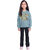 Kid Kupboard Cotton Girls Sweatshirt, Grey, Full-Sleeves, 7-8 Years KIDS7228