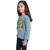 Kid Kupboard Cotton Girls Sweatshirt, Grey, Full-Sleeves, 7-8 Years KIDS7228