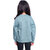 Kid Kupboard Cotton Girls Sweatshirt, Grey, Full-Sleeves, 7-8 Years KIDS7228