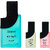 Ossa Magnet Aqua 100ml, Fresh 15ml And Floral 15ml Unisex EDP Long Lasting Perfume Combo For Men And Women (Pack Of 3)