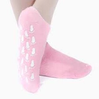                       Importikaah Moisturize Skin Repair Cracked Moisturizing Treatment Gel Spa Socks  1 Pair                                              