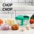450 ML String Chopper for Kitchen Manual Chopper for Vegetable, Onion, Garlic Cutter 3 Blades 1 Plastic Whisker