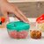 450 ML String Chopper for Kitchen Manual Chopper for Vegetable, Onion, Garlic Cutter 3 Blades 1 Plastic Whisker