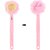 Loofah Back Scrubber Long Handle Shower Body Brush with Soft Mesh Sponge for Women Skin Exfoliating Bath, Massage