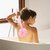 Loofah Back Scrubber Long Handle Shower Body Brush with Soft Mesh Sponge for Women Skin Exfoliating Bath, Massage