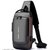 Manav Enterprises Chest Bag USB Men Crossbody Sling Bag Men Crossbody Bag For Men (Black)
