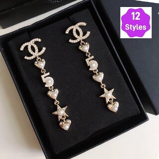                       Classic 12 Styles orecchini Women's Ear Rings Jewelry Earrings1 Accessories - 241224-4                                              